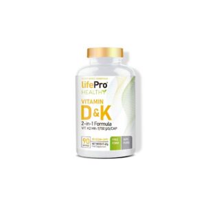 Vitamin D&K2 (90Caps) - LifePro